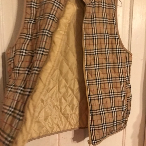 Preowned North 15 Plaid brown vest, size: M - Picture 12 of 12